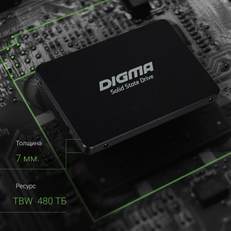 Накопитель SSD Digma SATA-III 1TB DGSR2001TS93T Run S9 2.5"