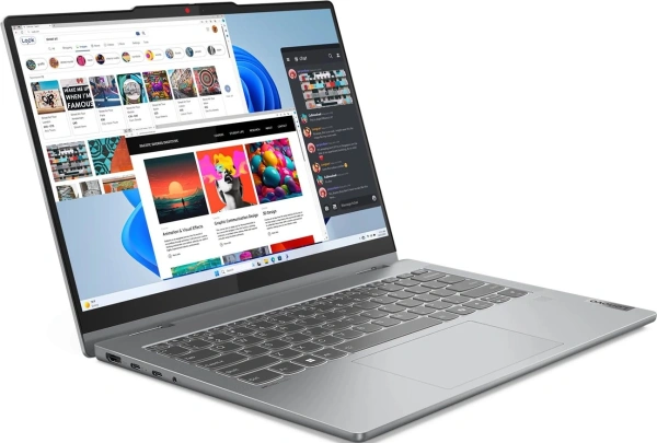 Ноутбук Lenovo IdeaPad 5 14IRU9 Core 5 120U 16Gb SSD512Gb Intel Graphics 14" IPS Touch WUXGA (1920x1200) без ОС grey WiFi BT Cam (83DT0077RK)