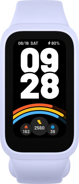 Фитнес-трекер Xiaomi Smart Band 9 Active TFT корп.:фиолетовый рем.:фиолетовый (BHR08L3GL)
