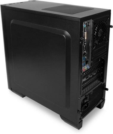 ПК IRU Tactio 320A5GE MT Ryzen 5 5500 (3.6) 16Gb SSD512Gb RTX3050 6Gb без ОС GbitEth 500W черный (RUS) (2116790)