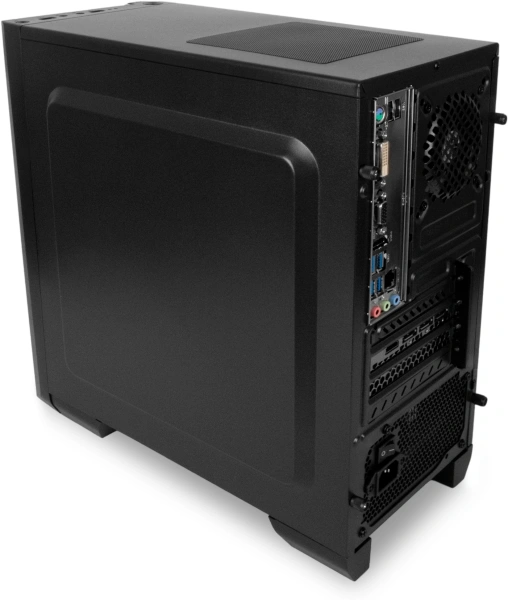 ПК IRU Tactio 320A5GE MT Ryzen 5 5600 (3.5) 16Gb SSD512Gb RTX3050 6Gb FreeDOS GbitEth 500W черный (RUS) (2112332)