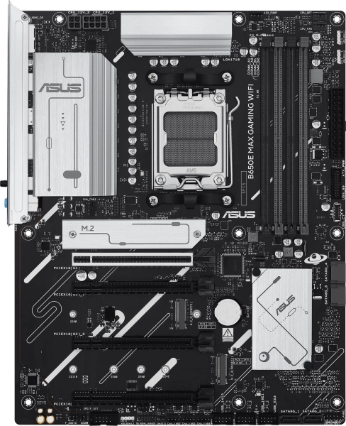 Материнская плата Asus B650E MAX GAMING WIFI Socket AM5 AMD B650 4xDDR5 ATX AC`97 8ch(7.1) 2.5Gg RAID+HDMI+DP