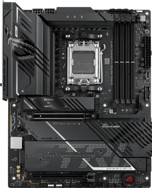 Материнская плата Asus ROG STRIX X870E-H GAMING WIFI7 Socket AM5 AMD X870E 4xDDR5 ATX AC`97 8ch(7.1) 5Gigabit RAID+HDMI