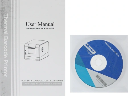 Термопринтер BSmart BS233 203dpi 101мм/с/USB для печ.этик. черный