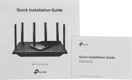 Роутер беспроводной TP-Link Archer AX73 AX5400 10/100/1000BASE-TX черный
