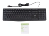Клавиатура Acer OKW121 черный USB (ZL.KBDEE.00B) кабель 1.5м