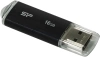Флеш Диск Silicon Power 16Gb Ultima U02 SP016GBUF2U02V1K USB2.0 черный