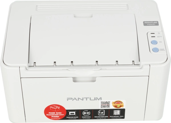 Принтер лазерный Pantum P2200 A4 серый