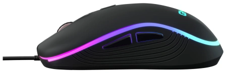 Мышь Оклик 723GM черный оптическая 3200dpi USB 6but (1533533)