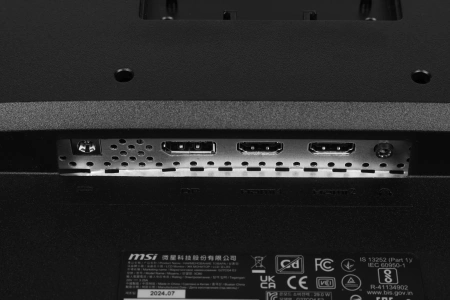 Монитор MSI 27" G27CQ4 E2 черный VA LED 16:9 HDMI матовая 250cd 178гр/178гр 2560x1440 170Hz FreeSync Premium DP 2K 4.73кг