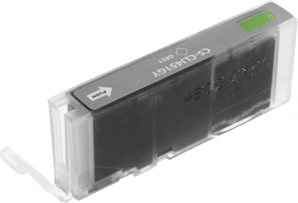 Картридж струйный Cactus CS-CLI451GY серый (12мл) для Canon MG6340/5440/IP7240 с чипом
