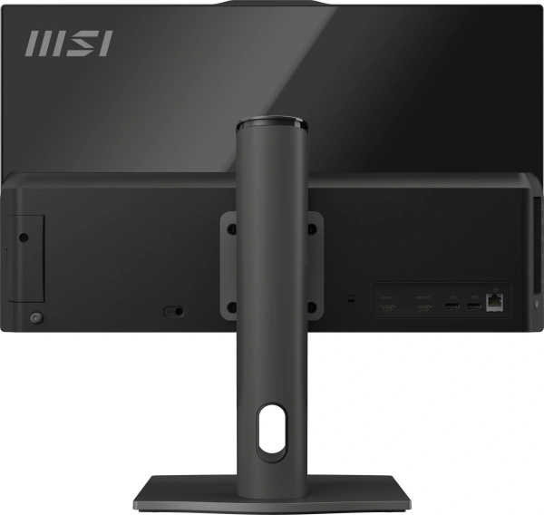 Моноблок MSI Modern AM242TP 1M-1026XRU 23.8" Full HD Touch Core 5 120U (1.4) 16Gb SSD512Gb Graphics без ОС GbitEth WiFi BT 120W клавиатура мышь Cam черный 1920x1080