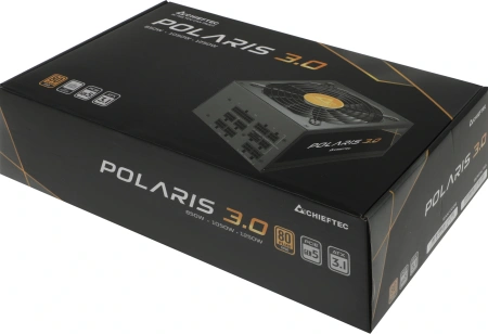 Блок питания Chieftec ATX 850W Polaris PPS-850FC-A3 Gen.5 80+ gold (20+4pin) APFC 135mm fan 12xSATA Cab Manag RTL