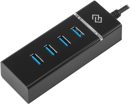 Разветвитель USB-C Digma DHUB-4USB-C-3.0 4порт. черный