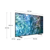 Телевизор QLED Samsung 50" QE50Q60DAUXRU Series 6 серый 4K Ultra HD 60Hz DVB-T2 DVB-C DVB-S2 USB WiFi Smart TV (RUS)