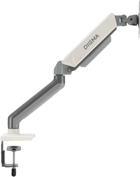 Кронштейн для мониторов ЖК Digma D-MM101 серый 17"-32" макс.9кг крепление к столешнице поворот и наклон