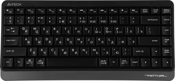 Клавиатура A4Tech FBK11 черный/серый USB беспроводная BT/Radio slim (FBK11 GREY)