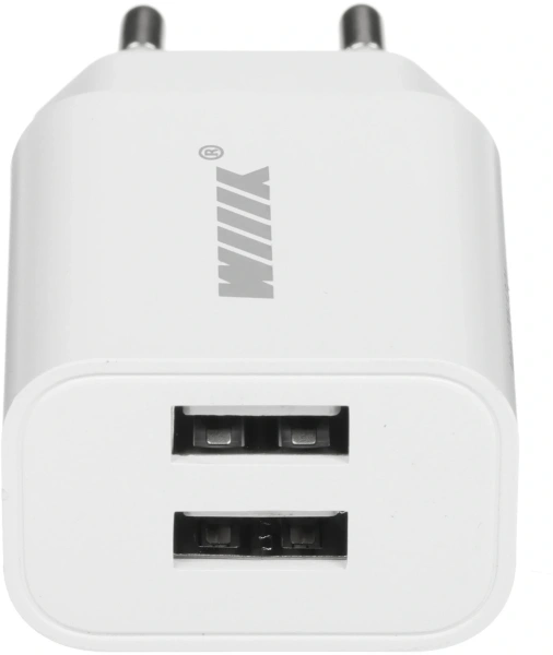 Сетевое зар./устр. Wiiix UNN-1-2-01 12W 2.4A 2xUSB универсальное белый