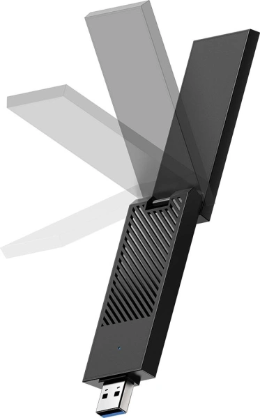 Сетевой адаптер Wi-Fi Cudy WU5400 AXE5400 USB 3.0 (ант.внеш.несъем.) 2ант.