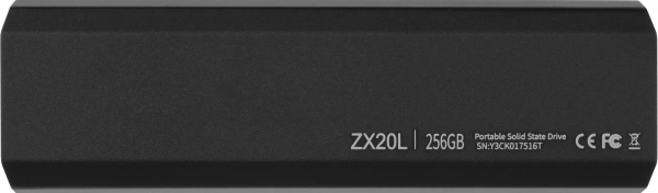 Накопитель SSD Netac USB-C 256GB NT01ZX20L-256G-32BK ZX20L черный