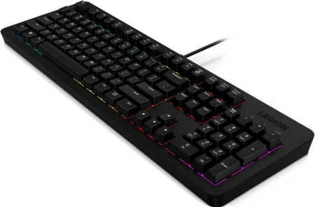 Клавиатура Lenovo Legion K310 RGB черный USB Multimedia for gamer LED (GY41N91872) кабель 1.8м