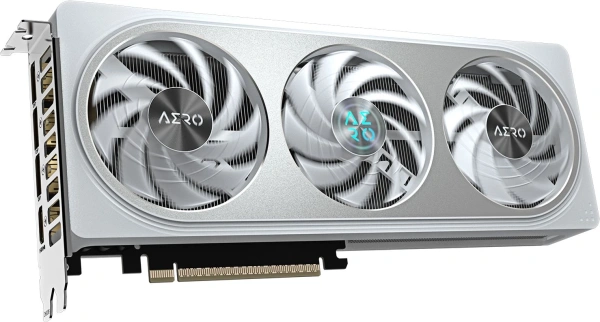Видеокарта Gigabyte PCI-E 5.0 GV-N506TAERO OC-16GD 1.0 NVIDIA GeForce RTX 5060TI 16Gb 128bit GDDR7 2572/28000 HDMIx1 DPx3 HDCP Ret