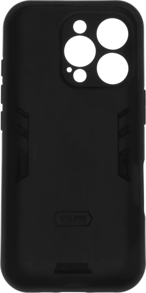 Чехол (клип-кейс) BoraSCO для Apple iPhone 16 Pro Anti-Shok Case черный (74534)