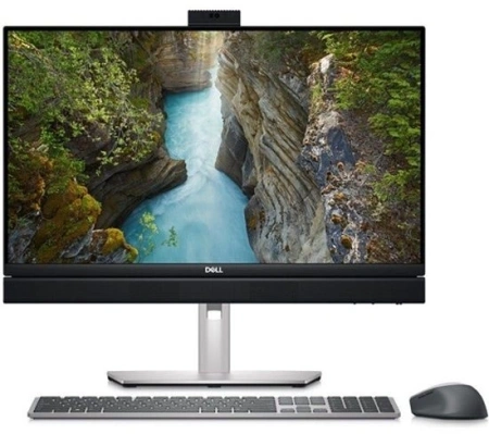 Моноблок Dell Optiplex 7420 23.8" Full HD i7 14700 (2.1) 32Gb SSD1Tb RX 6500 4Gb CR Windows 11 Pro GbitEth WiFi BT 240W клавиатура мышь Cam черный 1920x1080