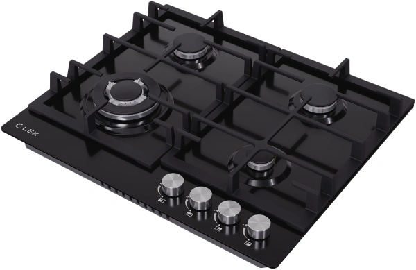 Газовая варочная поверхность Lex Hi-tech Gve 642 Bl Matt Edition черный