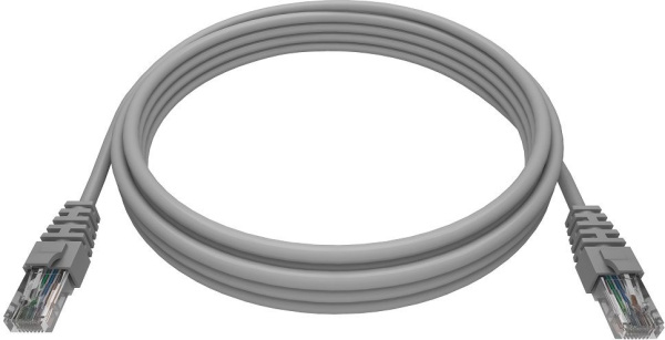 Патч-корд NTSS NTSS-PC-UTP-RJ45-6-1.0-LSZH-GY UTP RJ-45 вил.-вилка RJ-45 кат.6 1м серый LSZH 24AWG