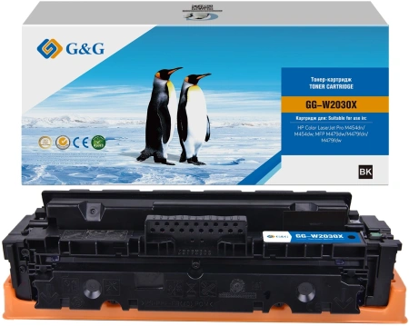 Картридж лазерный G&G GG-W2030X 415X черный (7500стр.) для HP LJ M454/MFP M479