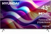 Телевизор LED Hyundai 43" H-LED43BU7009 Android TV Frameless черный/черный 4K Ultra HD 60Hz MEMC DVB-T DVB-T2 DVB-C DVB-S DVB-S2 USB WiFi Smart TV