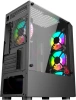 Корпус Bloody BD-CC102F черный без БП mATX 4x120mm 2xUSB2.0 1xUSB3.0 audio bott PSU
