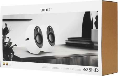 Колонки Edifier E25HD 2.0 черный 74Вт BT