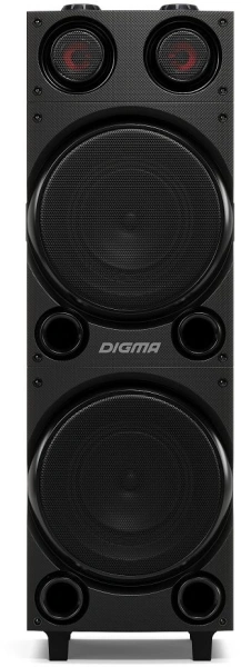 Минисистема Digma MS-14 черный 600Вт FM USB BT micro SD