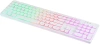 Клавиатура Оклик 420MRL белый USB slim Multimedia LED