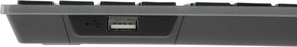 Клавиатура A4Tech FX60H серый USB slim LED (FX60H GREY/WHITE) кабель 1.5м