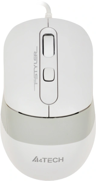 Мышь A4Tech Fstyler FM10 белый/серый оптическая 1600dpi USB 4but (FM10 WHITE)