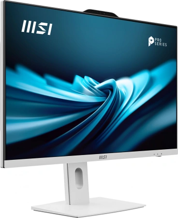Моноблок MSI Pro AP272P 14M-650XRU 27" Full HD i3 14100 (3.5) 8Gb SSD512Gb UHDG 730 без ОС GbitEth WiFi BT 120W клавиатура мышь Cam белый 1920x1080