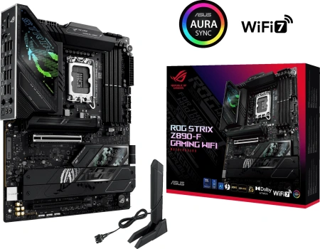Материнская плата Asus ROG STRIX Z890-F GAMING WIFI Soc-1851 Intel Z890 4xDDR5 ATX AC`97 8ch(7.1) 2.5Gg RAID+HDMI+DP