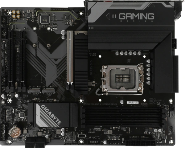 Материнская плата Gigabyte B760 GAMING X WIFI6E GEN5 Soc-1700 Intel B760 4xDDR5 ATX AC`97 8ch(7.1) 2.5Gg RAID+HDMI+DP