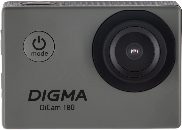 Экшн-камера Digma DiCam 180 серый