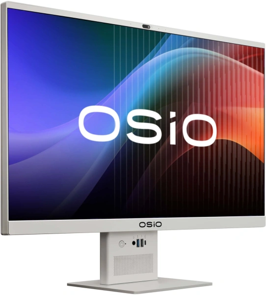 Моноблок Osio BaseLine B240i-025w 23.8" Full HD i3 1115G4 (3) 16Gb SSD512Gb UHDG Windows 11 Pro GbitEth WiFi BT 84W Cam белый 1920x1080 (RUS)