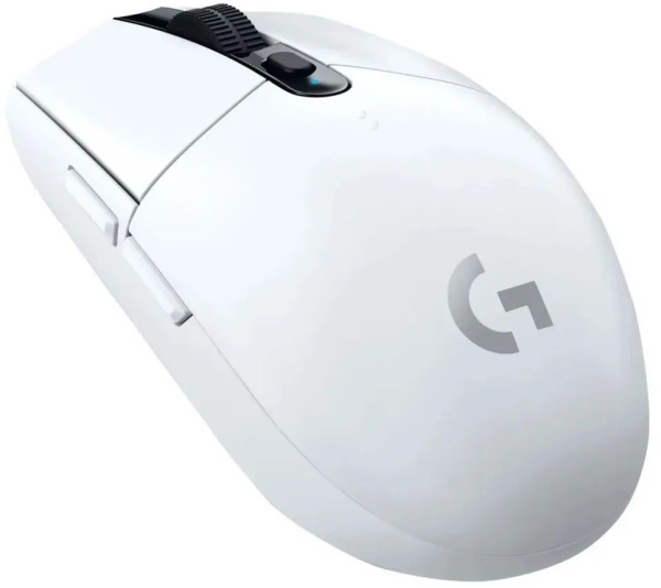 Мышь Logitech G304 Lightspeed белый оптическая 12000dpi беспров. USB 5but (910-005295)