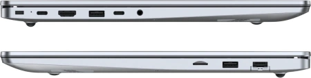 Ноутбук Tecno MegaBook K16SAA Core i5 13420H 16Gb SSD1Tb Intel UHD Graphics 16" IPS WUXGA (1920x1200) Windows 11 Home silver WiFi BT Cam 6060mAh (71003300438)