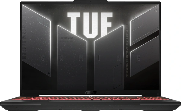 Ноутбук Asus TUF Gaming A16 FA607NUG-RL161 Ryzen 7 7445HS 16Gb SSD512Gb NVIDIA GeForce RTX4050 6Gb 16" IPS WUXGA (1920x1200) без ОС grey WiFi BT Cam (90NR0MU3-M009R0)