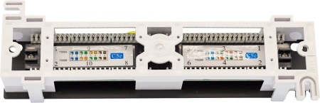 Патч-панель Suprlan 10-0407 10" 1U 12xRJ45 кат.5E UTP