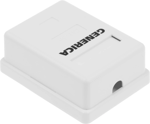 Розетка ITK CS2-1C5EU-12-G настенная 49.2x65.5x25.2мм RJ45 пластик белый