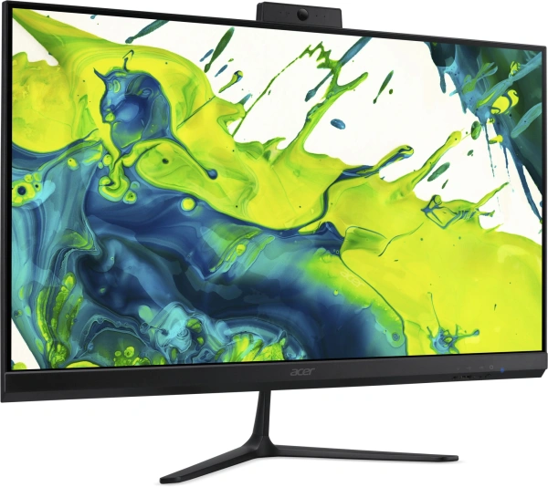 Моноблок Acer Aspire C27-2G 27" Full HD Ryzen 5 7430U (2.3) 16Gb SSD512Gb RGr Eshell GbitEth WiFi BT 65W клавиатура мышь Cam черный 1920x1080