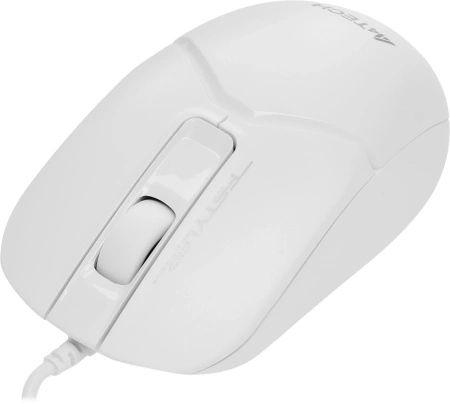 Мышь A4Tech Fstyler FM12S белый оптическая 1200dpi silent USB 3but (FM12S WHITE)